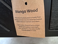 Tv meubel, mangohout - afbeelding 8 van  8