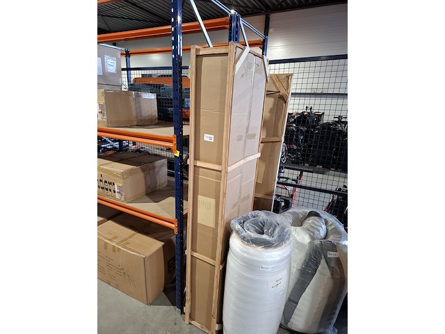 Tv-meubel met wit marmeren blad, by italia, walnoot / wit marmer - afbeelding 3 van  11