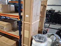 Tv-meubel met wit marmeren blad, by italia, walnoot / wit marmer - afbeelding 3 van  11