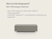 Tv-meubel, mos + lowboard, raat, norm 100, mos - afbeelding 2 van  4