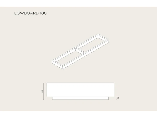 Tv-meubel, mos + lowboard, raat, norm 100, mos - afbeelding 4 van  4