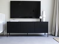 Tv-meubel, new gravure, zwart - afbeelding 1 van  5
