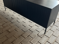 Tv-meubel, new gravure, zwart - afbeelding 3 van  5