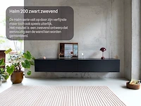 Tv-meubel, raat, halm 200, zwart