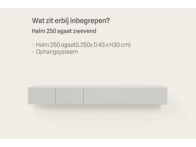 Tv-meubel, raat, halm 250, agaat - afbeelding 2 van  3