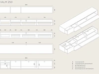 Tv-meubel, raat, halm 250, agaat - afbeelding 3 van  3
