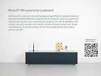 Tv-meubel, raat, musa 140 sp, aquamarijn, met lowboard