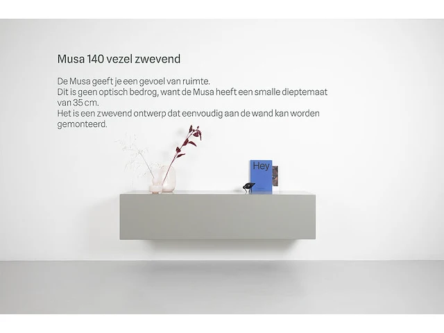 Tv-meubel, raat, musa 140, vezel, donkergrijs / antraciet - afbeelding 1 van  3