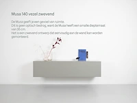 Tv-meubel, raat, musa 140, vezel, donkergrijs / antraciet