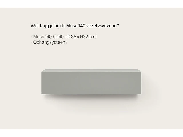 Tv-meubel, raat, musa 140, vezel, donkergrijs / antraciet - afbeelding 2 van  3