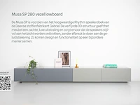 Tv-meubel, raat, musa 280 sp, vezel, met lowboard
