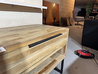 Tv-meubel, recycled teak, zwart onderstel - afbeelding 4 van  4