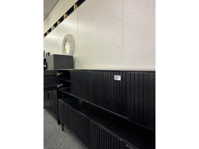 Tv meubel tiara mango, zwart - afbeelding 2 van  3