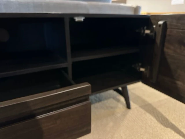 Tv-meubel, walnut bruin - afbeelding 5 van  7