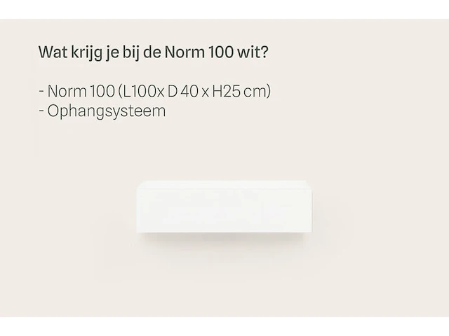 Tv-meubel, wit, raat, norm 100, wit - afbeelding 2 van  3