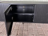 Tv-meubel, woood, new gravure, zwart - afbeelding 3 van  3