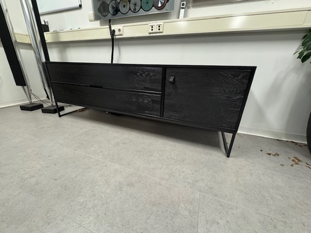 Tv-meubel woood, silas, black night - afbeelding 2 van  5