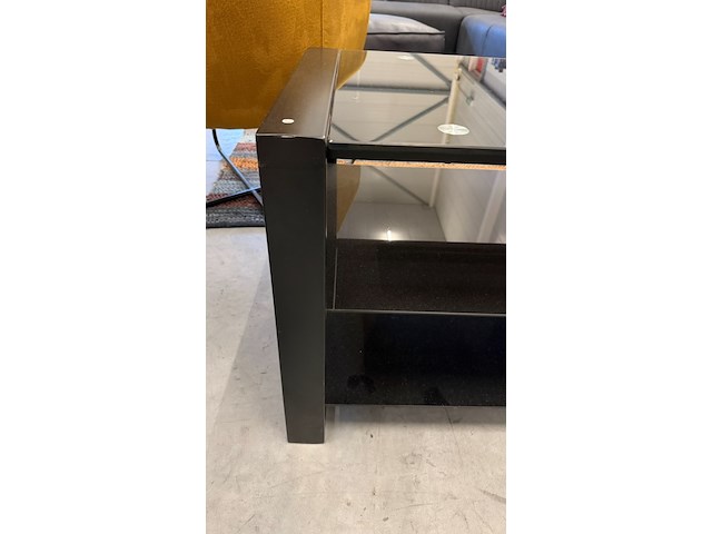 Tv meubel, zwart, 130x50x50 cm - afbeelding 3 van  3