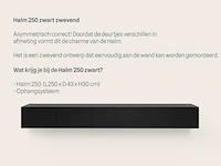 Tv-meubel, zwart, excl. frame, raat, halm 250, zwart - afbeelding 2 van  3