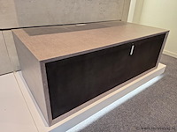 Tv-meubel, zwevend model - gestoffeerd - 106x55x37cm - afbeelding 3 van  5