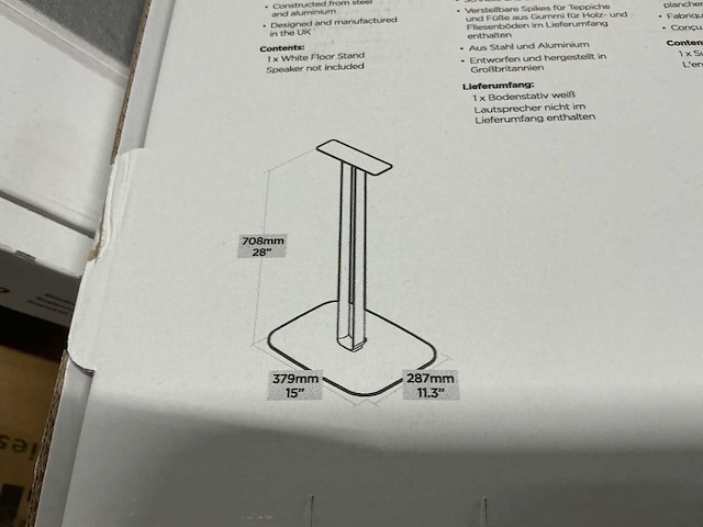 Tv-standaards - soundxtra - dh250-fs (110x) - afbeelding 8 van  8