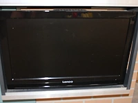 Tv wand bon de bouwer met lenco tv. afmeting 142 x 62 cm. hoogte 175 cm - afbeelding 3 van  3