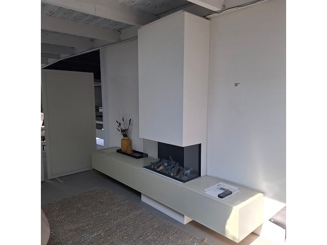 Tv wandmeubel met sfeerhaard - afbeelding 2 van  6