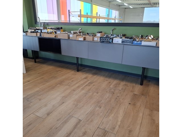 Tv-wandmeubel taupe - afbeelding 4 van  10