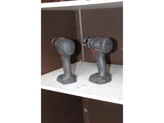 Twee accu boormachines bosch. accu's en lader ontbreken. - afbeelding 2 van  2