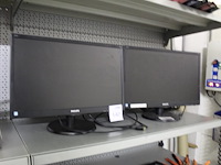 Twee beeldschermen philips type 223v5l - afbeelding 2 van  2