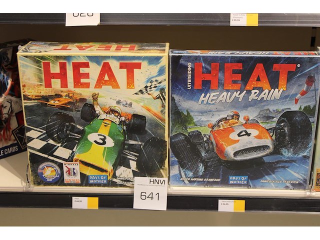 Twee bordspellen days of wonder heat en heat heavy rain. - afbeelding 1 van  1