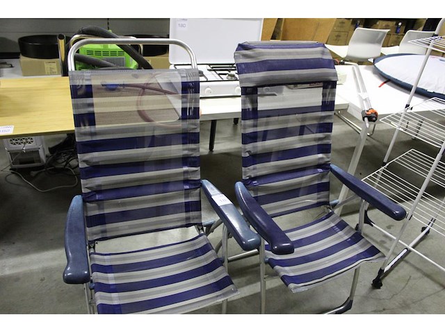 Twee campingstoelen crespo. margeproduct - afbeelding 2 van  2