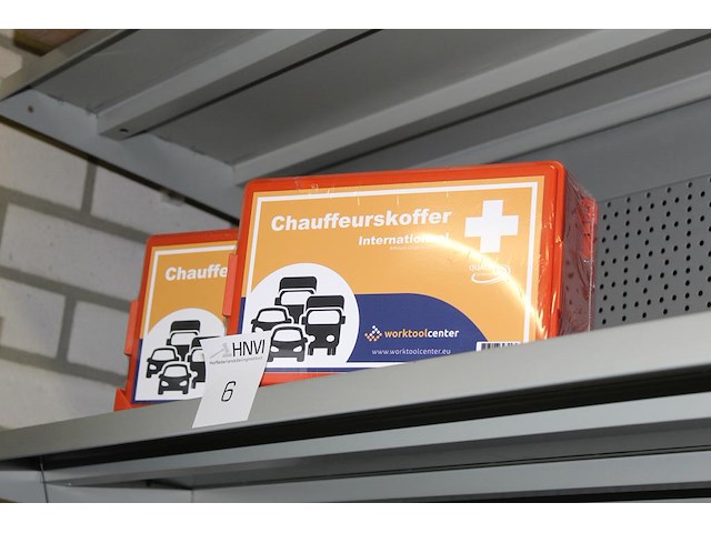 Twee chauffeurskoffers ehbo kit worktoolcenter - afbeelding 2 van  2