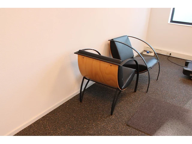 Twee design fauteuils karl-friedrich forster - afbeelding 3 van  3