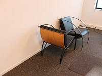 Twee design fauteuils karl-friedrich forster - afbeelding 3 van  3