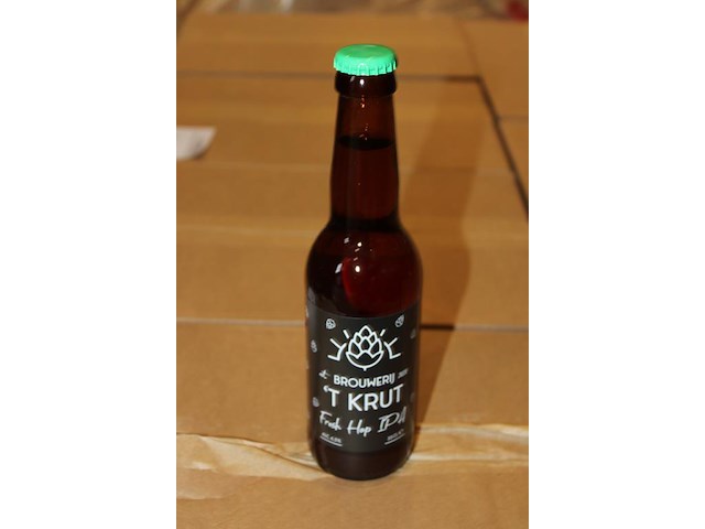 Twee dozen fresh hop ipa bier a 24 flessen. tht 9-26. - afbeelding 2 van  3