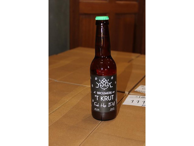 Twee dozen fresh hop ipa bier a 24 flessen. tht 9-26. - afbeelding 2 van  3