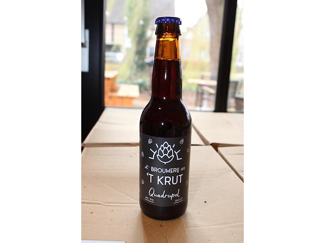 Twee dozen quadrupel 't krut tht 07-2027. totaal 48 flesjes. - afbeelding 3 van  3