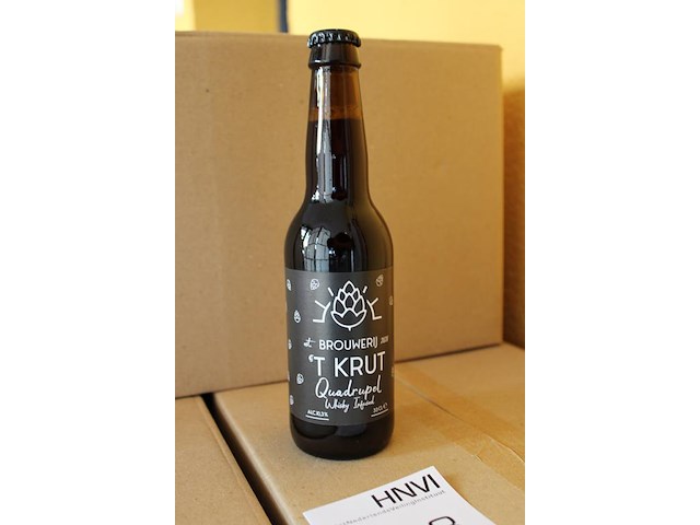 Twee dozen quadrupel whisky infused. totaal 48 flesjes. - afbeelding 2 van  3