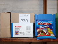Twee dozen snoepgoed haribo starmix. doos met 28 zakjes. tht 3-2027. - afbeelding 1 van  3