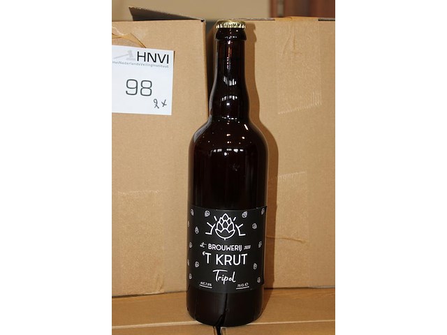 Twee dozen tripel bier a 6 flessen van 75 cl. tht 1-11-26. - afbeelding 2 van  3