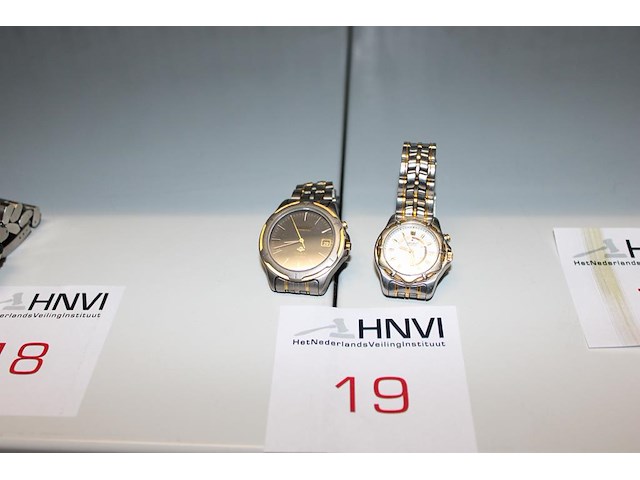 Twee horloges seiko kinetic. - afbeelding 1 van  3