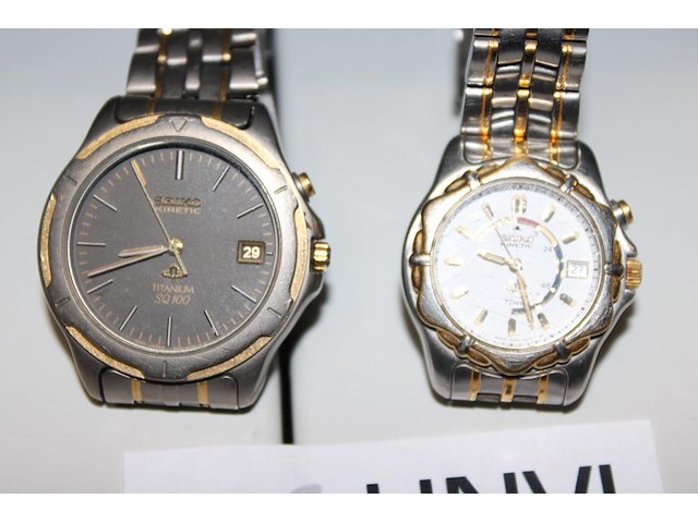 Twee horloges seiko kinetic. - afbeelding 3 van  3