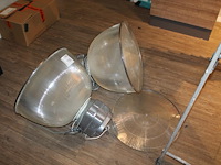 Twee industriële hanglampen met doorsnede 55 cm. - afbeelding 1 van  2