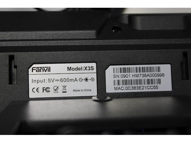 Twee kantoortelefoons fanvil model x3sp. - afbeelding 3 van  3