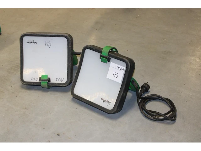 Twee led bouwlampen schneider electric - afbeelding 1 van  2