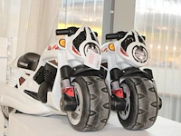 Twee loopmotoren gebruikt