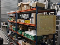 Twee magazijnstellingen met breedte 210 cm. hoogte 200 cm. diepte 100 cm. exclusief inhoud. let op. ophalen... - afbeelding 2 van  3