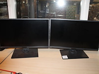 Twee monitoren benq ultra hd 32 inch. - afbeelding 1 van  3