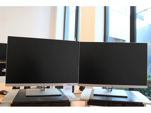 Twee monitoren hp 24 inch. - afbeelding 1 van  3